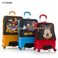 20" Spinner Carry-On Suitcase, Cartoon Characters Hybrid Luggage,Mickey and Minnie Mouse